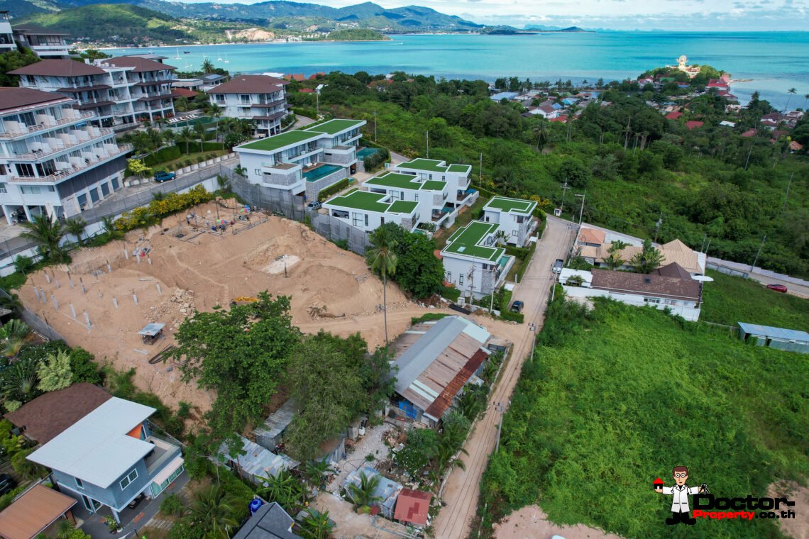Luxury 3 Bedroom Pool Villa with Sea View in Plai Laem, Koh Samui – For Sale